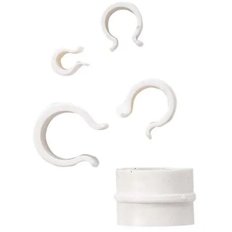 CLIPS DI FISSAGGIO DIAMETRO 8 MM 30 PZ Per Giardino Esterno Teli Antigrandine