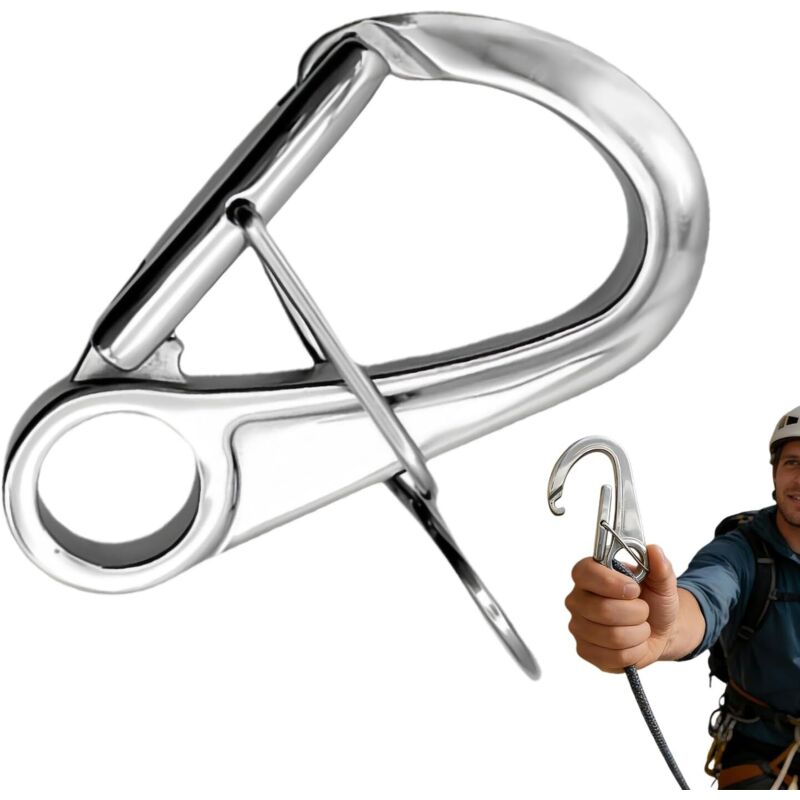 Clips double autobloquants robustes, escalade, randonnée, bateau, organisation clés.