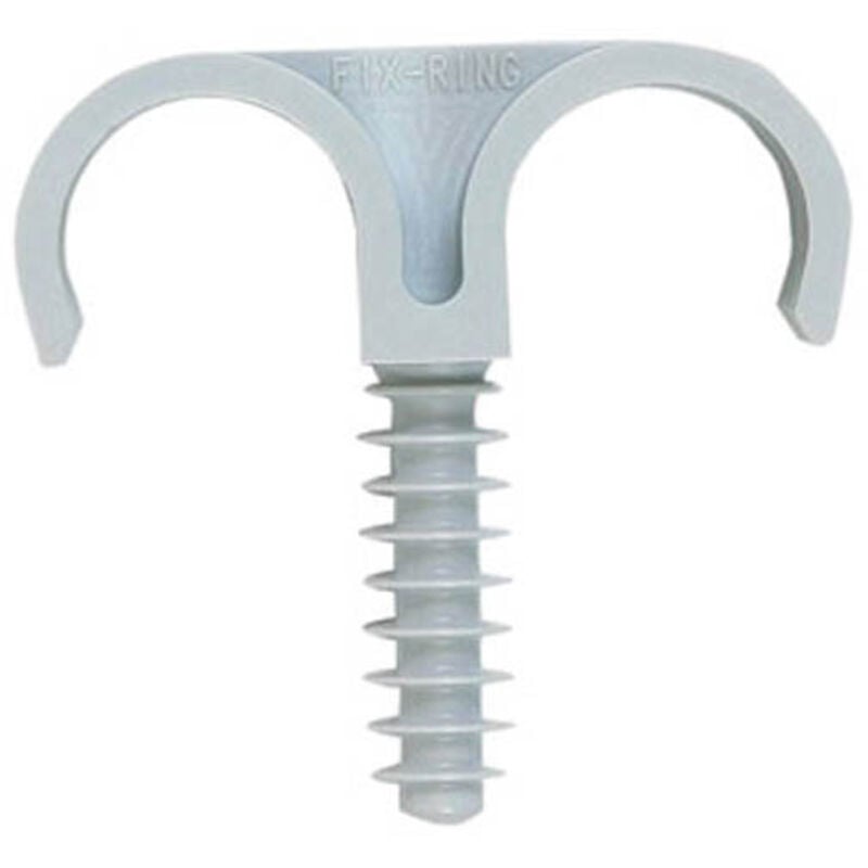 RAM - Seau de 100 clip Gris Double 20 mm