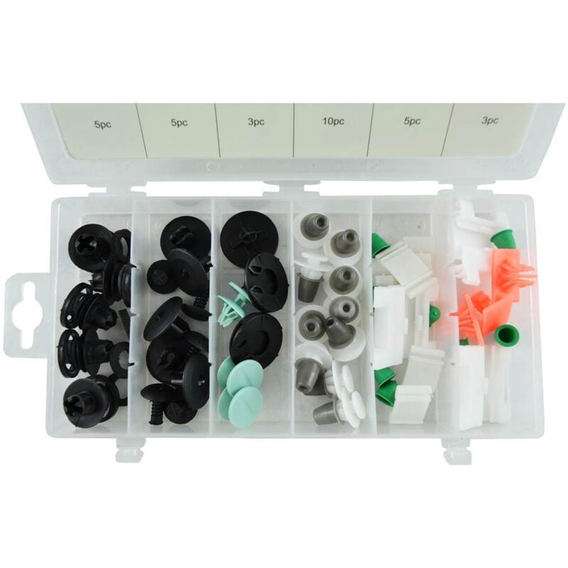 JBM - audi valise clip plastique 31 pièces 52890