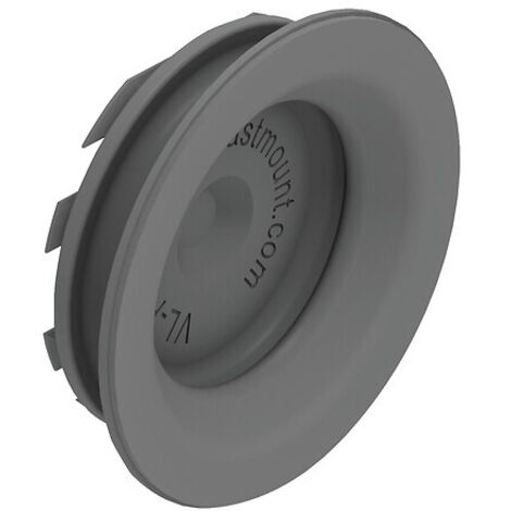 Clips femelles pour fixation de panneau petite surface Very Low Profile - 10kg - résistant au feu - à visser ou à coller - DOMARINE