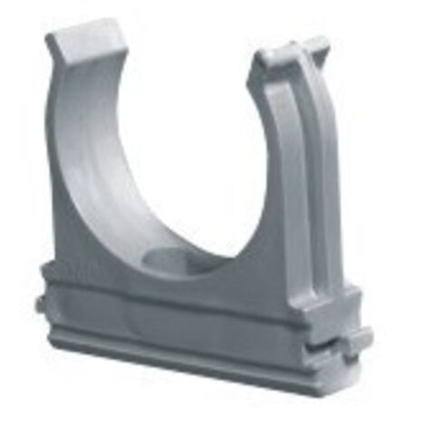 Clips Fissatubo A Scatto Diam. 50mm Grigio ( ELETTROCANALI cod. ECCF50 )