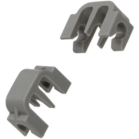 Clips fixation panier (X2) (320689-15866) (00167291) Lave-vaisselle BOSCH, SIEMENS, NEFF, GAGGENAU, CONSTRUCTA, BALAY, WHIRLPOO