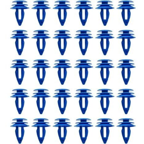 Clips Garniture Passage Roue, Kit D'attaches Et De Fixations En Plastique Pour Voiture, Clips Universels Garniture De Voiture, Attaches De Voiture Pour Châssis Automobile, Couvre-Roue(30 Pièces