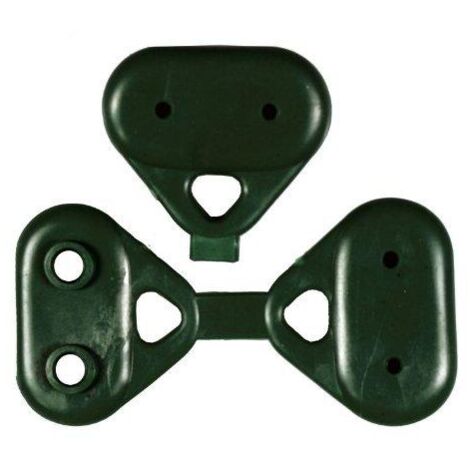 CLIPS GREEN BUTTONS FISSAGGIO PVC X RETE OMBREGGIANTE BUSTA 100 PZ