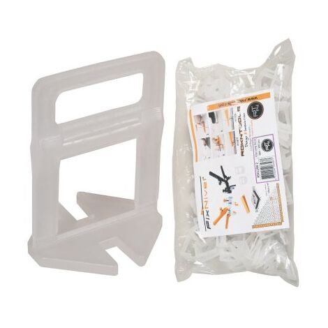 Clips longs croisillons autonivelants 2 mm – 100 pcs pour carrelage de 13 à 23 mm – Maintien parfait et mise à niveau rapide – Rokntools
