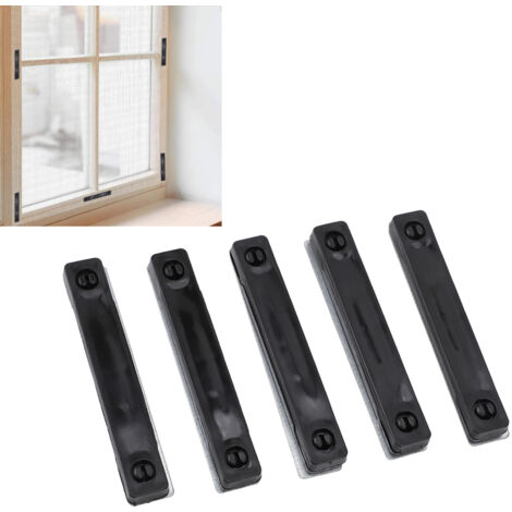 [Clips magnéticos para ventanas] 10 clips magnéticos para ventanas, fácil instalación, cierre magnético fuerte, soporte para ventanas
