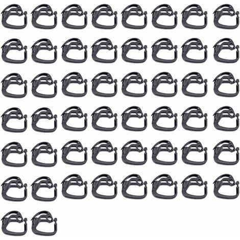 Clips Net d'ombrage Net d'ombrage Crochets d'ombrage suspendus pour Greenhouse Carport Porche ou clôture Durable