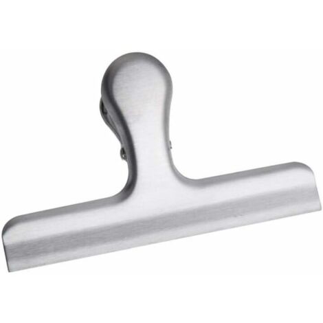Clips para bolsas de acero inoxidable aptos para uso alimentario, clips metálicos para patatas fritas, juego de clips de resorte para camping, cierre hermético, clips duraderos para tendedero de cocin