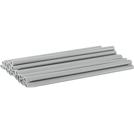 Clips para cinta de cerca Cellfast 30-086: montaje de cintas de 19 cm en cercas y balcones, instalación fácil, estética duradera, colores grafito, gris y marrón