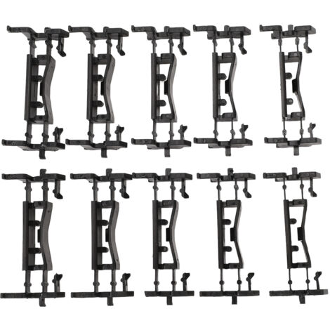 Clips para rieles de canaleta para techos MN142343, 10 piezas - Soporte y retención para Mitsubishi Lancer EVO y Outlander Sport