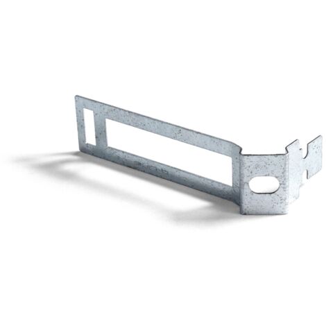 Clips passe-câbles métalliques pour cordon 30mm diamètre Zinc