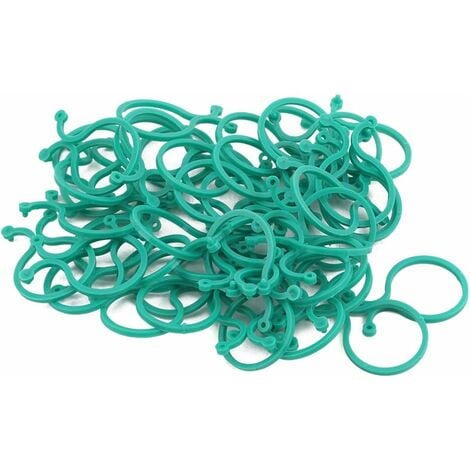 Clips pour Plantes de Jardin Support pour Plantes Clips pour Serre Support pour Plantes en Plein air pour la Culture de légumes tomates de Raisin Accessoires de Jardinage,Vert 50 pièces