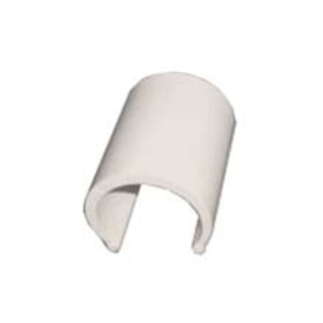 Clips pvc bianco per serre - per tubi da ø mm.30 1 confezione