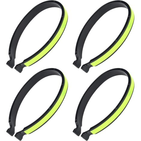 Clips reflectantes para bicicleta, correa reflectante para el tobillo, clip reflectante para pantalones