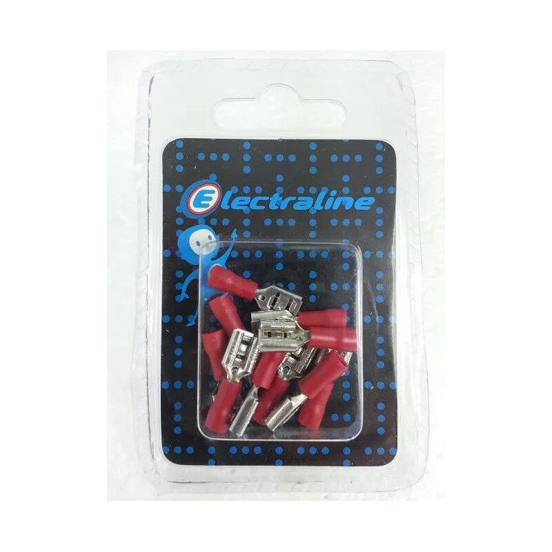 

Clips rojo femenino D6.35mm - 10P