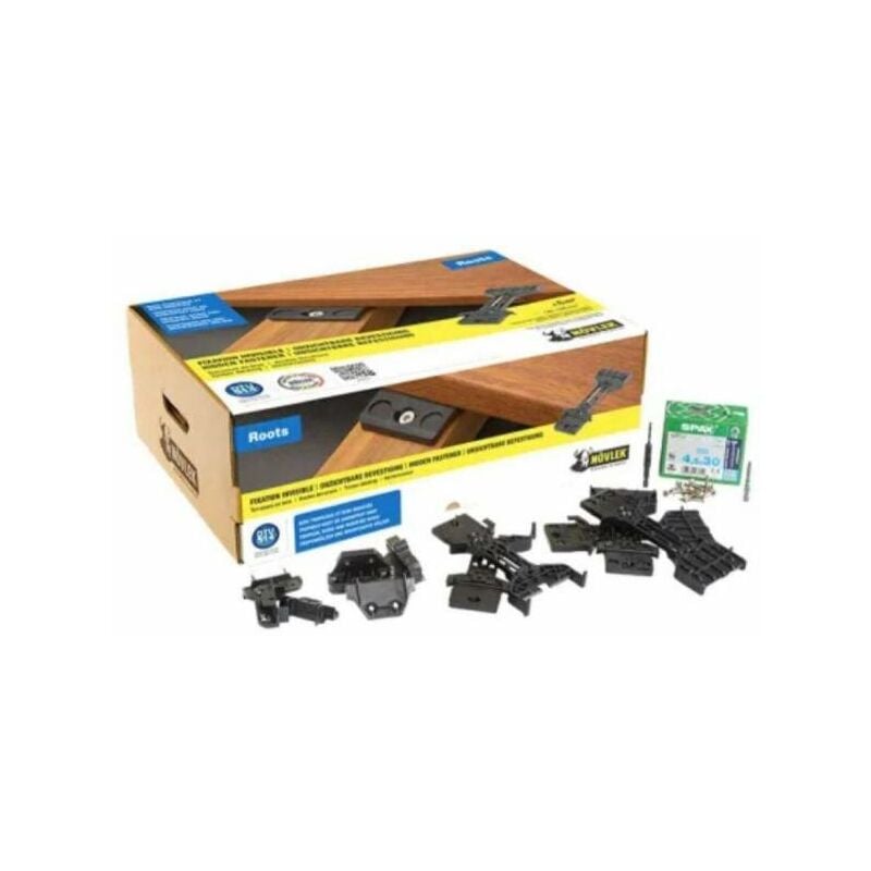 Clips roots pour terrasse en ipé et cumaru