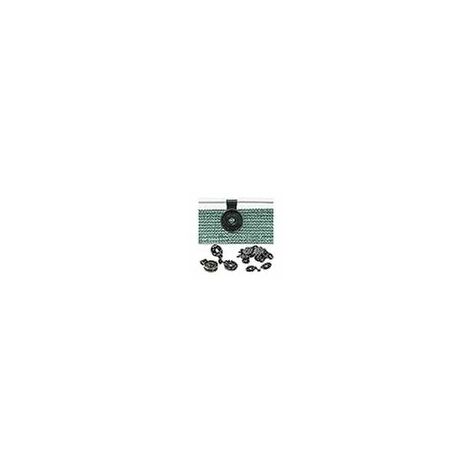 Clips Voiture, Clip spécial avec œillet, Fixation Brise Vue occultant pour Toile de clôture, Filet d'ombrage, Tissu Coupe-Vent, Attaches Filet exterieurcrochets, Pince Couture Clip (50)