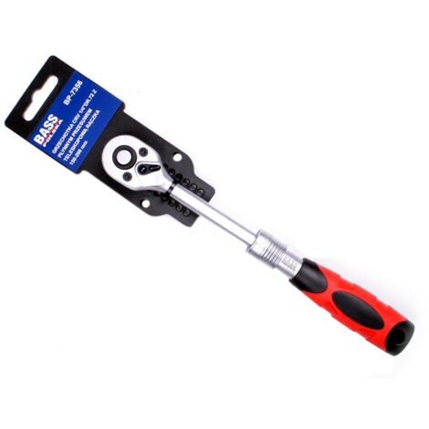 Cliquet 1/4" avec manche télescopique