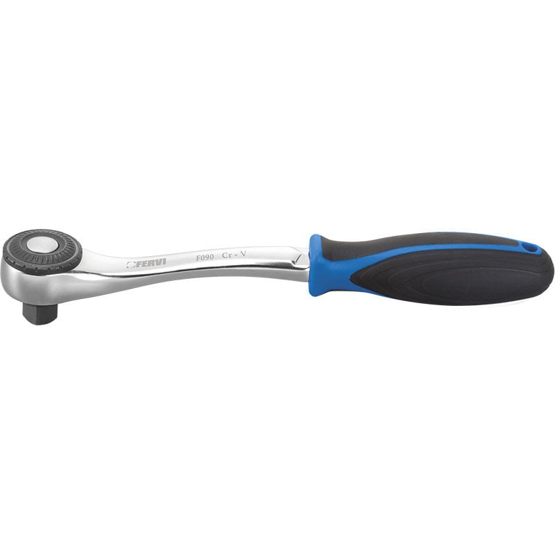 Fervi - Cliquet ergonomique 1/2 Ergonomic ratchet 1/2 f090/1/4