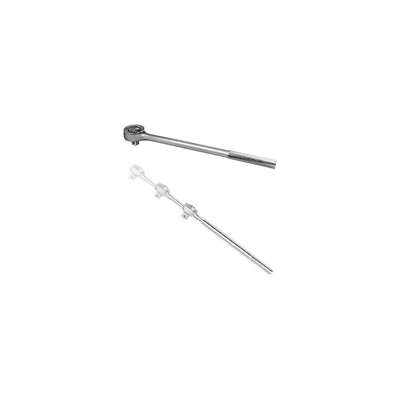 Clé à cliquet ¾' Kraftwerk x Modèle 3/4' télescopique longueur 500 à 800 mm