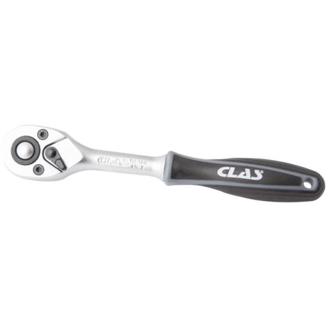 Cliquet réversible 1/4" 72 dents CrV à poignée bi-matière PP+TPV- OS 3211 - OS 3211 - CLAS Equipements