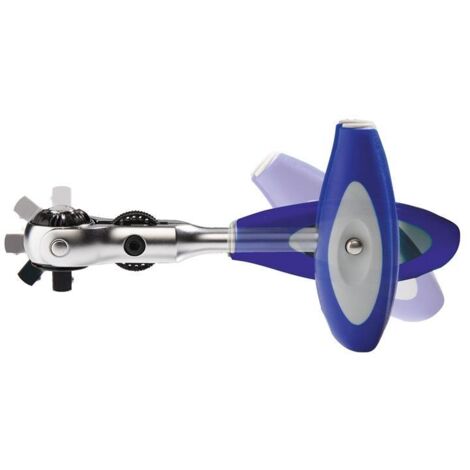 Cliquet réversible 1/4 po. 72 dents disque d'enclenchement tête inclinable PROMAT
