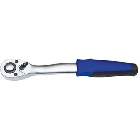 Cliquet réversible à levier 1/2'', en plastique avec trou de suspension, 36 dents, Long. : 255 mm