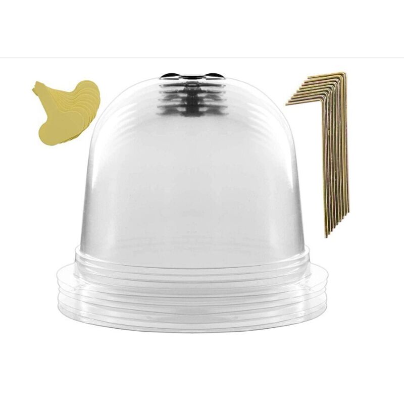 Jalleria - Cloche à salades x6 serre de protection pour plants