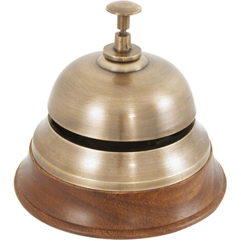 Cloche de comptoir finition laiton vieilli