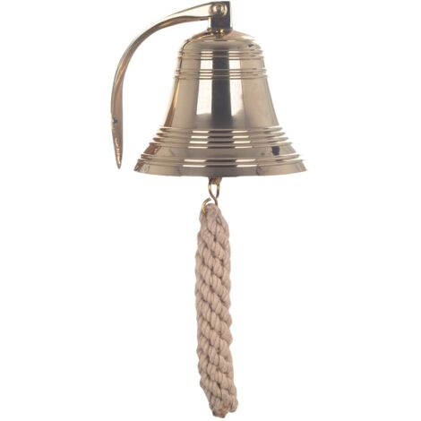 Cloche décorative en laiton pour la maison et le bureau, idéale pour la décoration intérieure, design élégant et polyvalent, cadeau idéal.