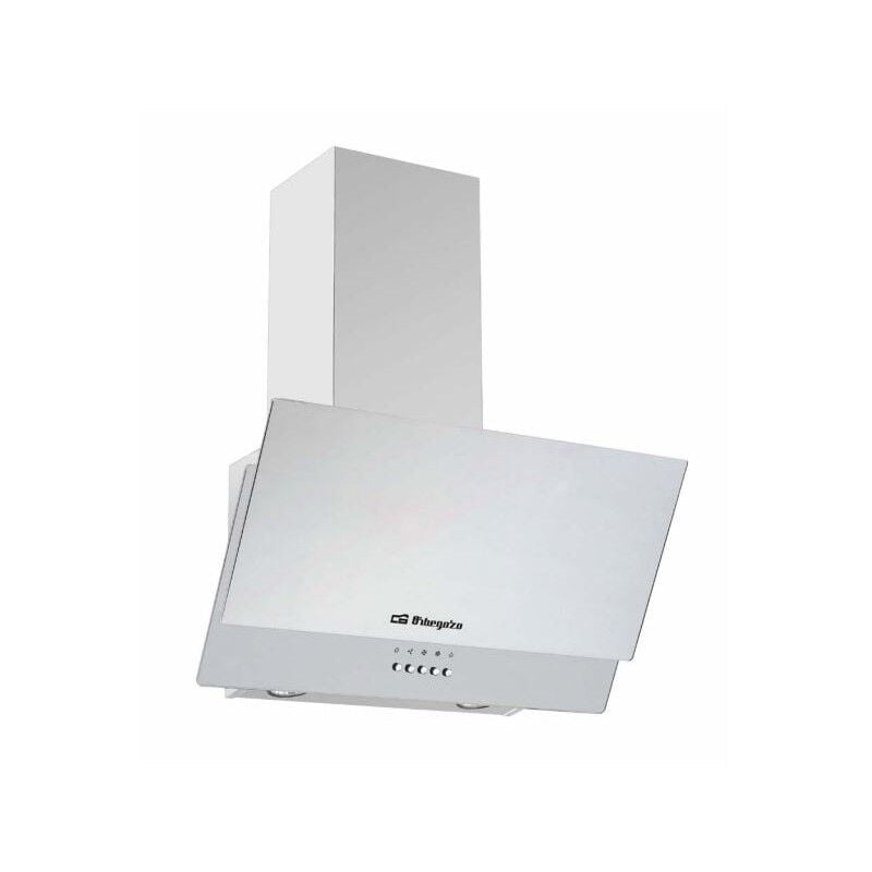 Suinga - Hotte à cassette décorative en verre blanc Orbegozo. Moteur 105 w. Largeur: 70 cm