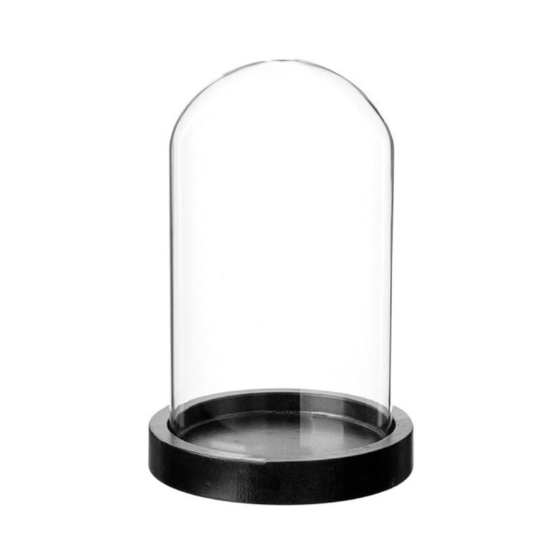 Cloche Décorative en Verre 'Shine' 29cm Noir