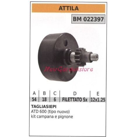 Cloche d'embrayage ATTILA taille-haie ATD 600 022397