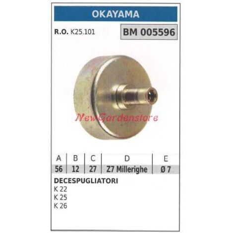 Cloche d'embrayage OKAYAMA débroussailleuse K 22 25 26 005596