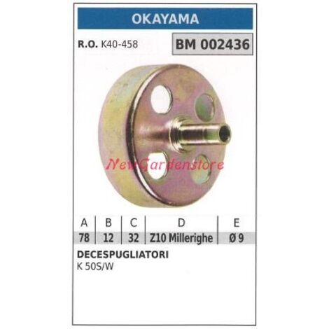 Cloche d'embrayage OKAYAMA débroussailleuse K 50S/W 002436