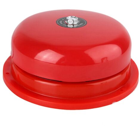 Cloche électrique de type à gâche interne en acier au carbone de 6 pouces, 95 dB (AC 220 V)