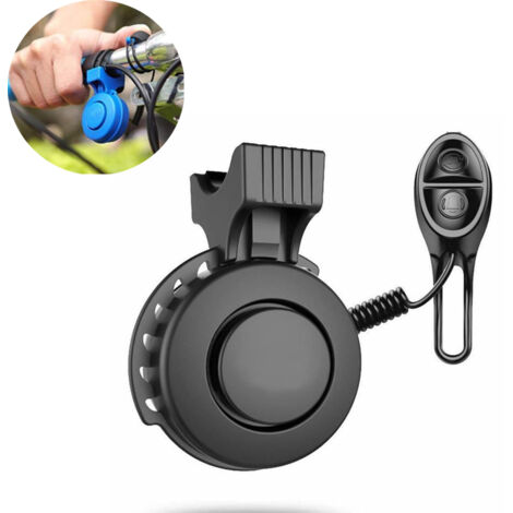 Cloche Électrique Pour Vélo - 120 Db - Rechargeable USB - Étanchéité IP65 - 4 Sons Réglables - Compatible VTT Route BMX - Diamètre Guidon 22-31,8 Mm - 1 Pièce