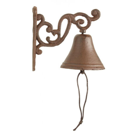 Cloche fonte - Fonte - Marron - Décoration d'Autrefois