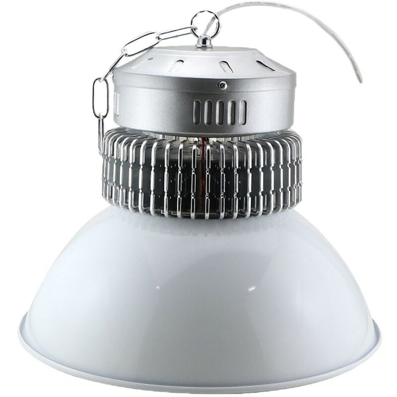 Cloche Lamp Industrielle led 150W 120° argent, Blanc Froid 6400K Digilamp