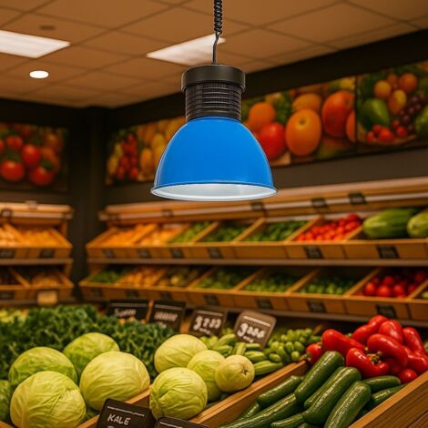 Cloche LED 30W spécial légumes verts - Bleu