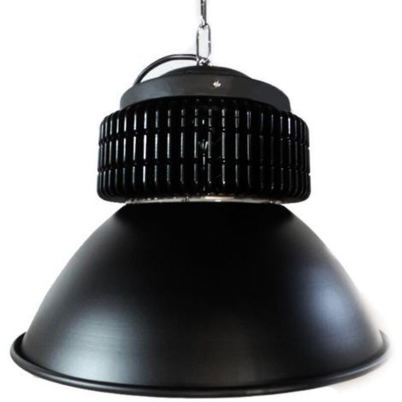 Cloche LED Industrielle 150W 120° NOIR - Blanc Neutre 4000K - 5500K - SILAMP