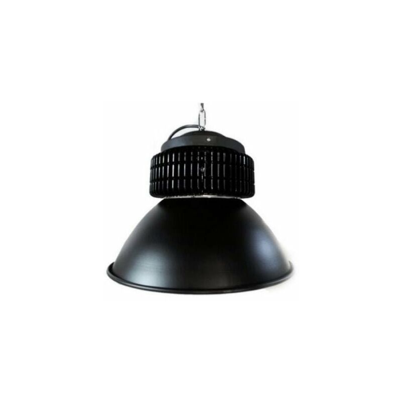 Silamp - Cloche led Industrielle 150W 120° noir - Blanc Froid 6000K - 8000K
