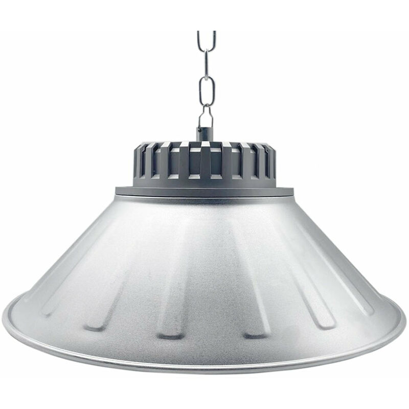 Cloche LED Industrielle 200W 120° Argent - Blanc Froid - SILUMEN