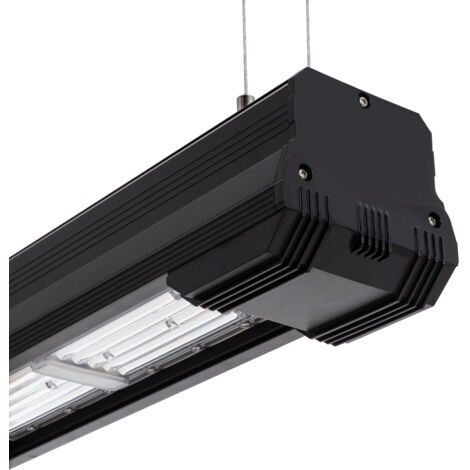 Cloche Linéaire LED Industrielle 150W 160lm/W IP65 Smart Zhaga Plug and Play 4000K 120ºx40º PIR Blanc neutre