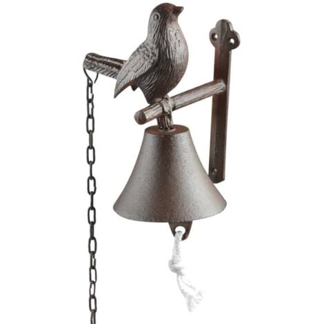 ESSCHERT DESIGN Cloche oiseau - L 14,2 x l 11,9 x H 18,5 cm - Fonte - Livraison gratuite