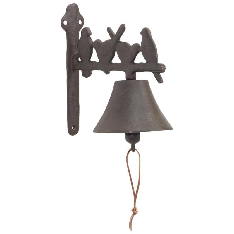 Cloche Oiseaux en fonte