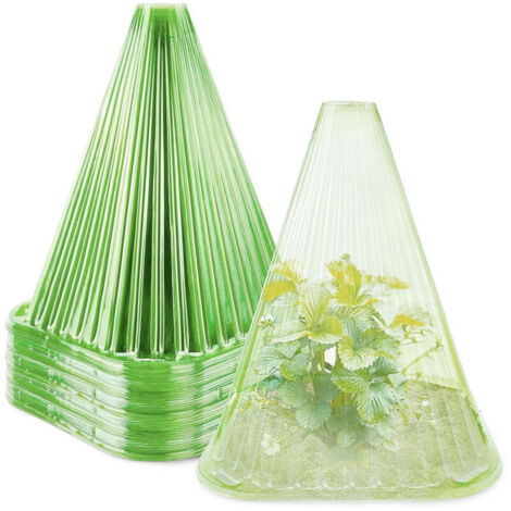 Cloche per piante riutilizzabile a forma di cupola – Protezione antigelo, cloche da giardino alte