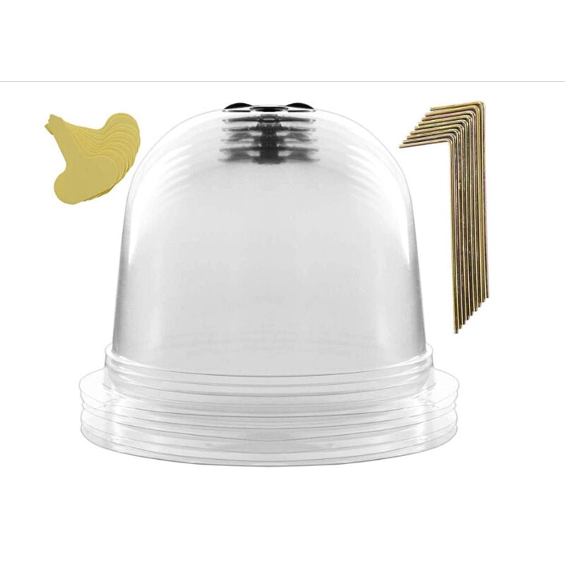 Laoa - Cloches à salades Plastique - Lot de 6