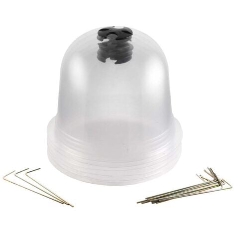 Cloches à salades plastique - Lot de 6